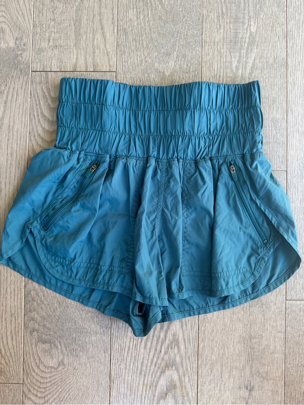 Women's Teal free people movement High-Waist Active Shorts